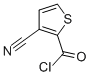 2-Thiophenecarbonyl chloride, 3-cyano- (9CI) Struktur