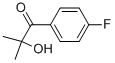 1-(P-FLUOROPHENYL)-2-HYDROXY-2-METHYL-1-PROPANONE Struktur