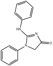 2-ANILINO-1-PHENYLIMIDAZOLIN-4-ONE Struktur