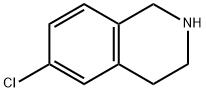 6-Chloro-1,2,3,4-tetrahydroisoquinoline Struktur