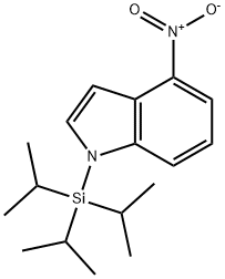 4-Nitro-1-(triisopropylsilyl)indole Struktur