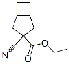 Bicyclo[3.2.0]heptane-3-carboxylic acid, 3-cyano-, ethyl ester (9CI) Struktur