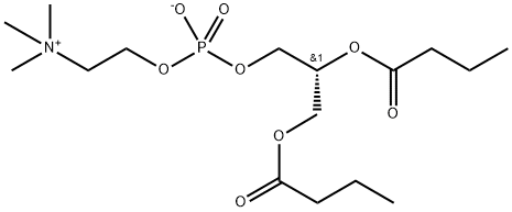 1,2-DIBUTYRYL-SN-GLYCERO-3-PHOSPHOCHOLINE Struktur