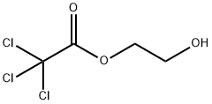 Acetic acid, trichloro-, 2-hydroxyethyl ester Struktur