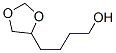 4-(1,3-dioxolan-4-yl)butan-1-ol Struktur