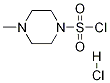 4-Methyl-1-piperazinesulfonyl Chloride Hydrochloride Struktur