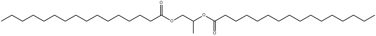 1-methylethane-1,2-diyl dipalmitate Struktur