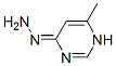 4(1H)-Pyrimidinone, 6-methyl-, hydrazone (9CI) Struktur