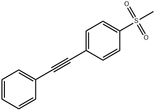 1-METHANESULFONYL-4-PHENYLETHYNYL-BENZENE Struktur