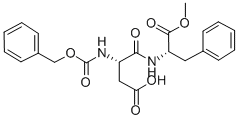 1-methyl 3-phenyl-N-[N-[(phenylmethoxy)carbonyl]-L-alpha-aspartyl]-L-alaninate Struktur