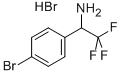 1-(4-溴苯基)-2,2,2-三氟乙胺氫溴酸, 336105-43-2, 結(jié)構(gòu)式