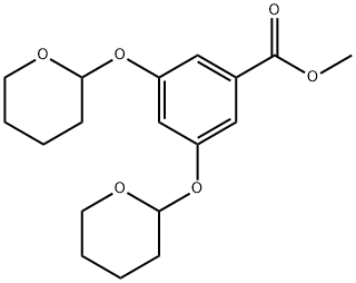 3,5-BIS[(TETRAHYDRO-2H-PYRAN-2-YL)OXY]-BENZOIC ACID METHYL ESTER Struktur