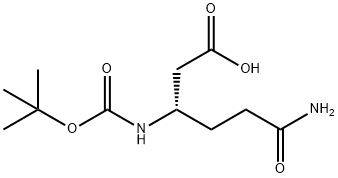 BOC-L-BETA-HOMOGLUTAMINE Struktur