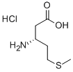 (3R)-3-氨基-5-(甲基硫代)-戊酸鹽酸鹽, 336182-07-1, 結(jié)構(gòu)式