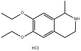 6,7-DIETHOXY-1-METHYL-1,2,3,4-TETRAHYDROISOQUINOLINE HYDROCHLORIDE, 98 Struktur