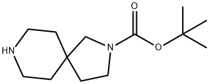 tert-Butyl 2,8-diazaspiro[4.5]decane-2-carboxylate Struktur