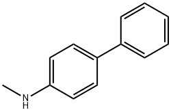 N-Methyl-4-biphenylamine Struktur