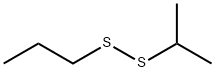 isopropyl propyl disulphide Struktur