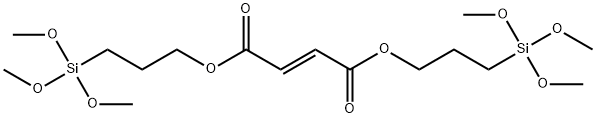 bis[3-(trimethoxysilyl)propyl] fumarate Struktur