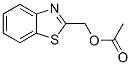 2-Benzothiazolemethanol,acetate(ester)(8CI,9CI) Struktur