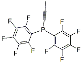 Bis(pentafluorophenyl)-1-propynylphosphine Struktur