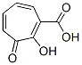 3-Carboxytropolone Struktur