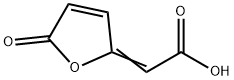 2-(5-oxo-2-furylidene)acetic acid Struktur