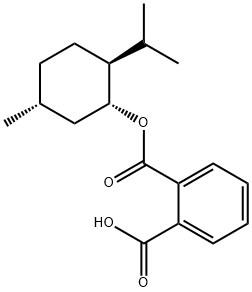 (-)-MONO-(1R)-MENTHYL PHTHALATE Struktur