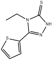 4-ETHYL-5-THIEN-2-YL-4H-1,2,4-TRIAZOLE-3-THIOL Struktur