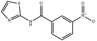 Benzamide, 3-nitro-N-2-thiazolyl- (9CI) Struktur