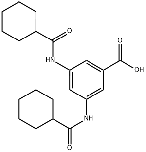 3,5-BIS-(CYCLOHEXANECARBONYL-AMINO)-BENZOIC ACID price.