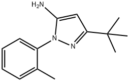 3-TERT-BUTYL-1-(2-METHYLPHENYL)-1H-PYRAZOL-5-AMINE Struktur