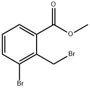 Methyl 3-bromo-2-bromomethylbenzoate Struktur