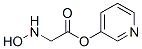 Glycine, N-hydroxy-, 3-pyridinyl ester (9CI) Struktur