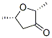 (cis)-dihydro-2,5-dimethylfuran-3(2H)-one Struktur