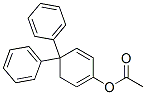 Acetic acid 4,4-diphenyl-1,5-cyclohexadienyl ester Struktur