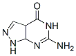 4H-Pyrazolo[3,4-d]pyrimidin-4-one, 6-amino-1,3a,5,7a-tetrahydro- (9CI) Struktur