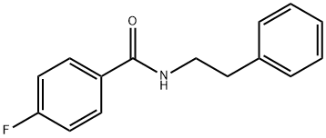 N-(4-FLUOROBENZOYL)-PHENYL-ETHYLAMINE Struktur