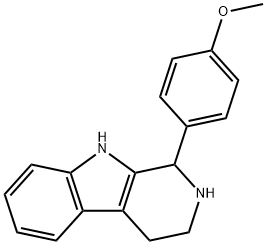 1-(4-METHOXY-PHENYL)-2,3,4,9-TETRAHYDRO-1H-BETA-CARBOLINE Struktur