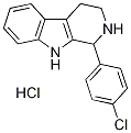 1-(4-chlorophenyl)-2,3,4,9-tetrahydro-1H-beta-carboline hydrochloride Struktur