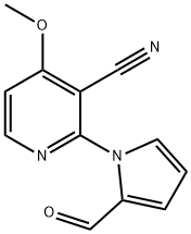 2-(2-FORMYL-1H-PYRROL-1-YL)-4-METHOXYNICOTINONITRILE Struktur