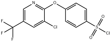 4-(3-Chloro-5-trifluoroMethyl-2-pyridyloxy)benzenesulfonyl chloride Struktur