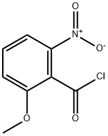 2-Methoxy-6-nitrobenzoyl chloride Struktur