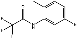 N-(5-BROMO-2-METHYLPHENYL)-2,2,2-TRIFLUOROACETAMIDE Struktur