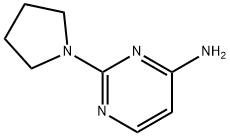 2-(pyrrolidinyl)pyrimidin-4-amine Struktur