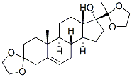 17-hydroxypregn-5-ene-3,20-dione cyclic bis(ethylene acetal) 