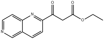 ETHYL 3-[1,6]NAPHTHYRIDIN-2-YL-3-OXO-PROPIONATE Struktur