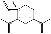 (1alpha,2beta,4beta)-1-methyl-2,4-bis(methylvinyl)-1-vinylcyclohexane Struktur