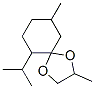 2,9-dimethyl-6-(1-methylethyl)-1,4-dioxaspiro[4.5]decane Struktur