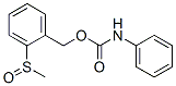 Benzenemethanol, 2-(methylsulfinyl)-, phenylcarbamate (9CI) Struktur